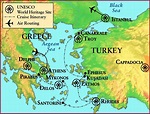 Grecia antica Troia mappa - Cartina dell'antica Grecia e Troia (Europa ...