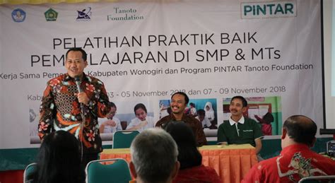 Kemenag Ri Di Pelatihan Pintar Tanoto Foundation Wonogiri Guru Harus