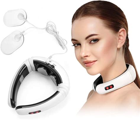 Multifunction Neck Massager With 6 Modes Neck Massager Deep Tissue Electromagnetic Pulse