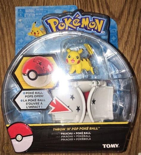 Tomy Pokemon Throw N Pop Poke Ball Pikachu And Poke Ball 2016 New
