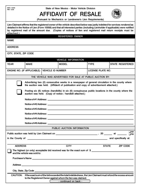 Mvd 10059 Form Fill Out And Sign Online Dochub