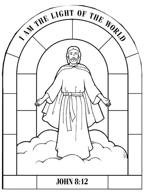 Jesus coloring pages bring on the holiday season by coloring this glorious set of coloring the resurrection of jesus christ coloring page easter coloring. LDS Games - Color Time - Jesus Christ is the Light of the ...
