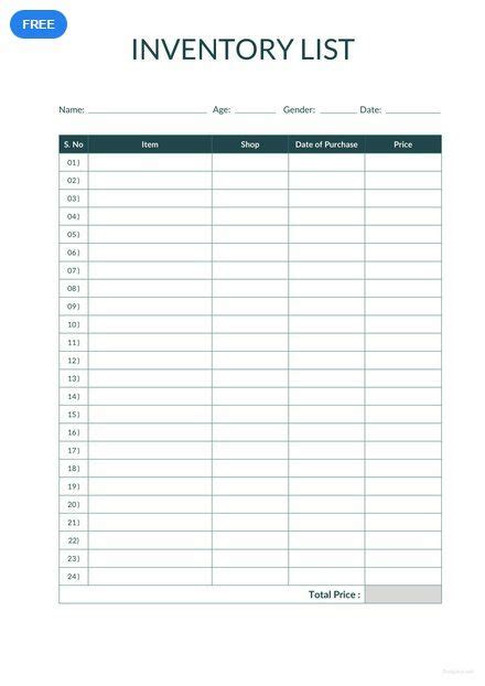Cigarette Inventory Template Ms Excel Templates
