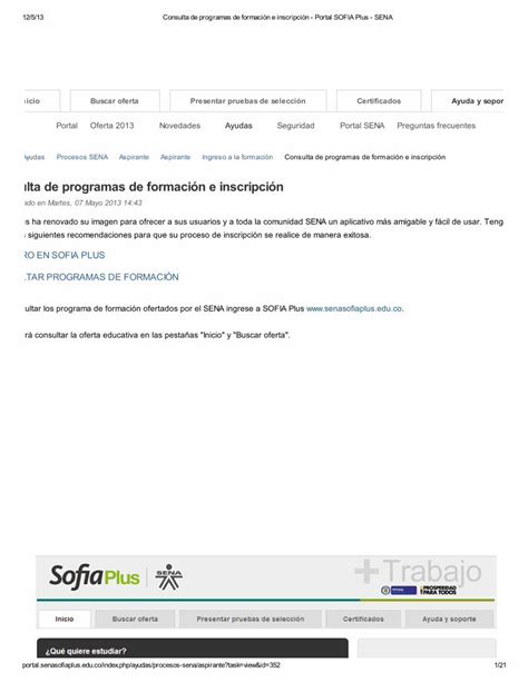PDF Portal Sofia Plus Sena DOKUMEN TIPS