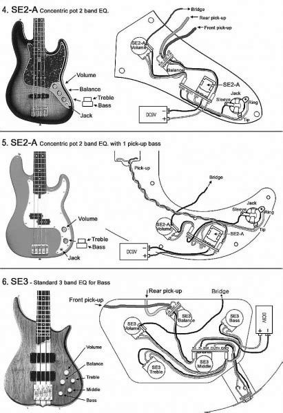 Beautiful, easy to follow guitar and bass wiring diagrams. Bass Guitar Wiring Diagram 2 Pickups