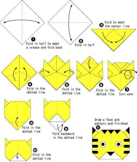 How To Make Origami Tiger Minnatuesday
