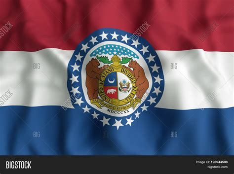 Missouri State Flag Image And Photo Free Trial Bigstock