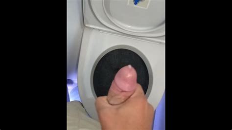 Handjob In The Bathroom Of The Plane Almost Caught By The Hostesses