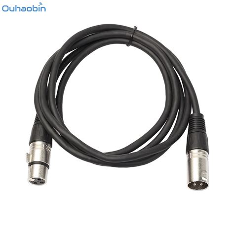 Ouhaobin 3 Pin Xlr Microphone Cable Male To Female Balanced Patch Lead