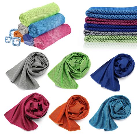 Quick Dry Ice Towels Microfiber Sports Instant Cooling Towel Gym Face