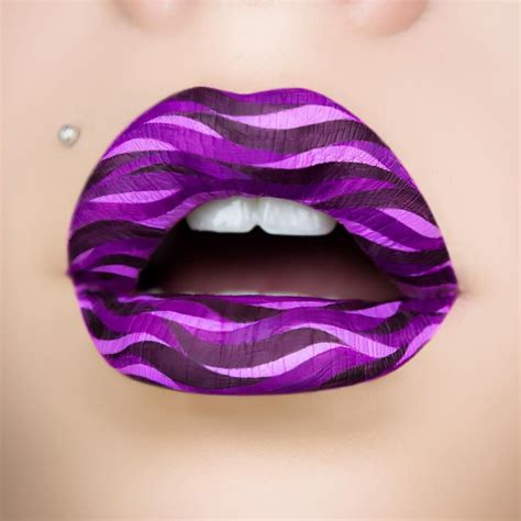 Purple Lips Lip Art Lip Paint Lip Art Makeup