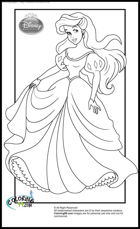 ariel princess coloring pages timeless miraclecom