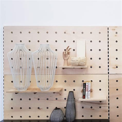 Use Wooden Peg Boards As Your Feature Wall At Home Or In Your Retail