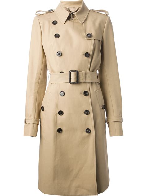 Burberry Trench Coat In Beige Nude Neutrals Lyst My XXX Hot Girl