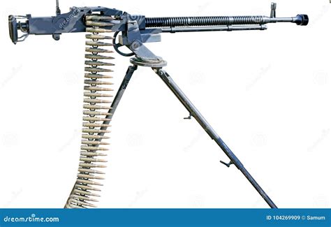 Dshk 1938 Soviet Heavy Machine Gun Stock Image Image Of Shot Retro