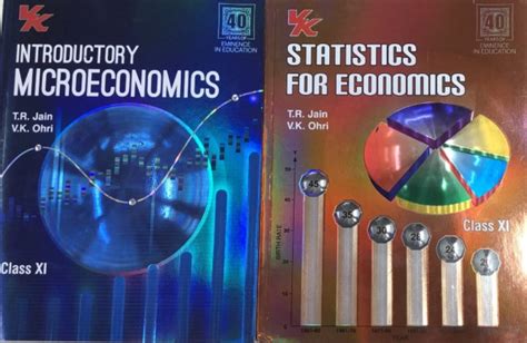 Vk Introductory Microeconomics Statistics For Economics Class 11 Cbse Set Of 2 Books