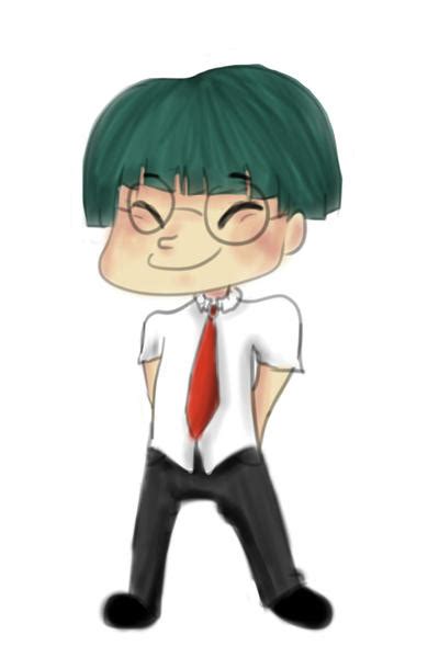 Nerd Chibi By Mizzxd On Deviantart