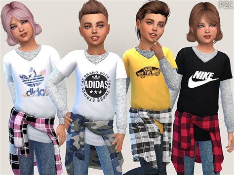 Everyday And Sporty Outfits For Children The Sims 4