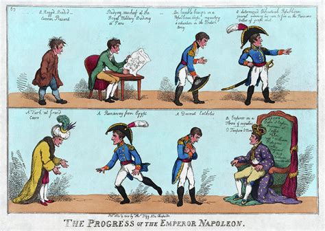 Napoleon Cartoon 1808 Painting By Thomas Rowlandson Fine Art America