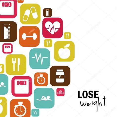 Lose Weight — Stock Vector © Yupiramos 31386253