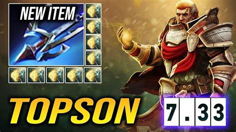 Topson Omniknight Mid Harpoon Build Dota Pro Gameplay Learn