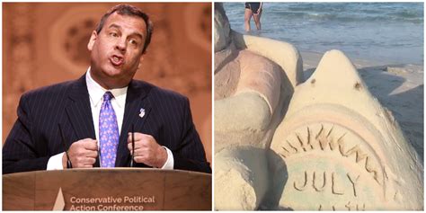 gov chris christie s viral beach photo mocked with perfect sand castle