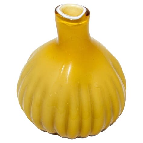 Large Murano Hand Blown Art Glass Vase For Sale At 1stdibs