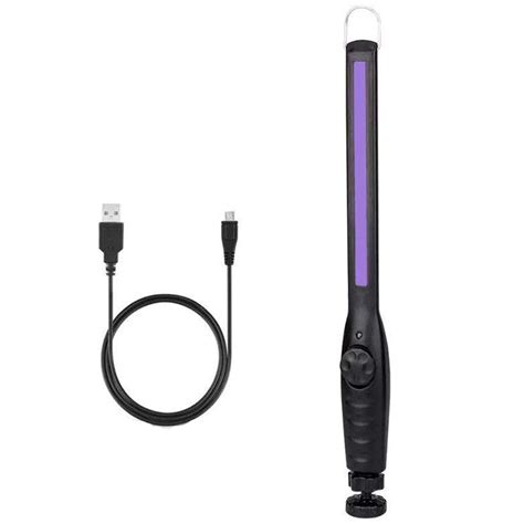 Best Usb Portable Uv Light Stick Handheld Cob Ultraviolet Lamp Black