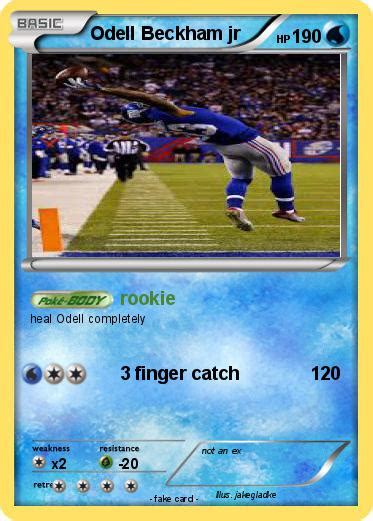 Maybe you would like to learn more about one of these? Pokémon Odell Beckham jr - rookie - My Pokemon Card
