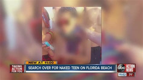 Naked Girl On Florida Beach Located