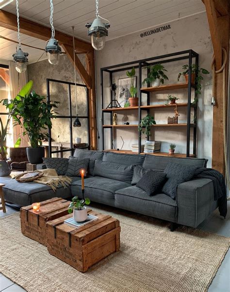 Industrial Chic Living Rooms Decoholic