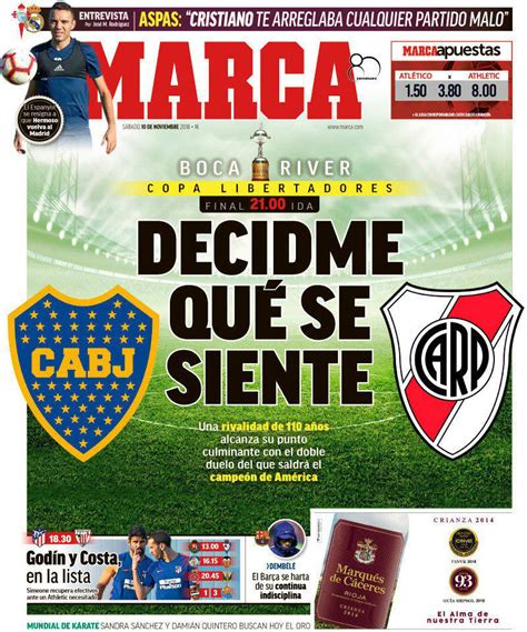 Perfil oficial de marca en instagram. Final Copa Libertadores 2018 - Boca vs River: Gran ...