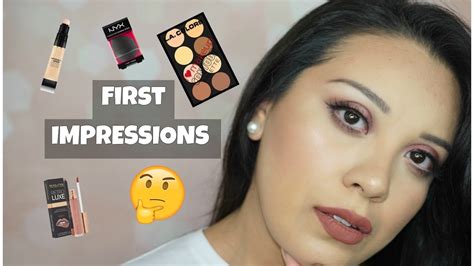 Full Face First Impressions New Makeup Youtube