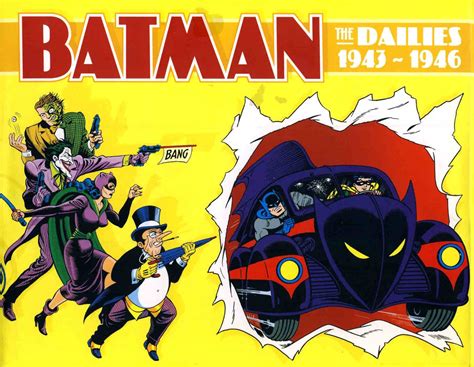 Batman The Dailies 1943 1946 By Bob Kane 2007 Hardback Book With