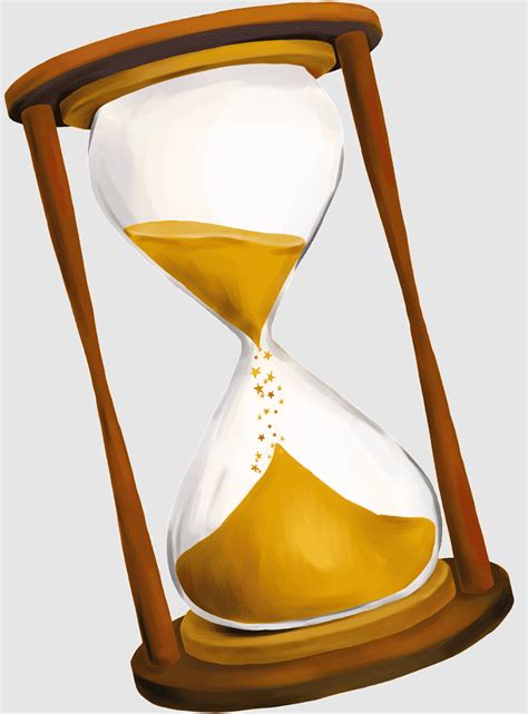 History Of Timekeeping Devices Hourglass On Palm Hourglass Empty