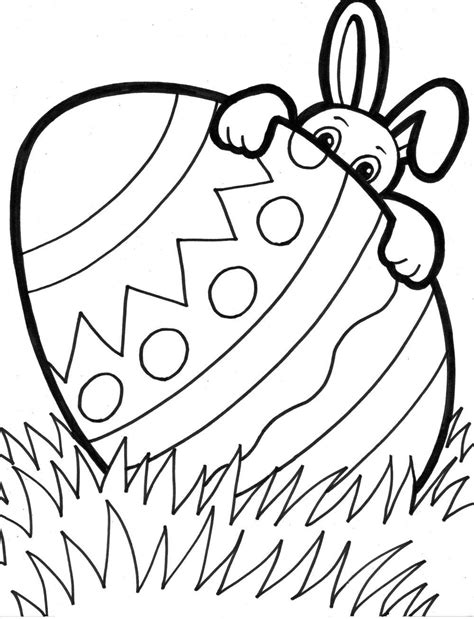 Easter Egg Resurrection Printable Coloring Pages