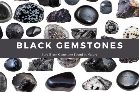 Black Gemstone Names List Of Pure Black Colored Gemstone Found In