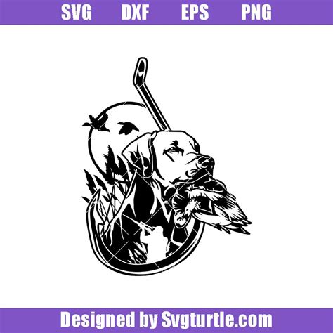 Duck Hunting Dog Svg Clipart Png Dxf Logo By Crafteroks