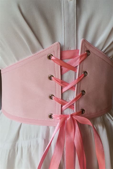 Pink Corset Belt Adjustable And Stylish