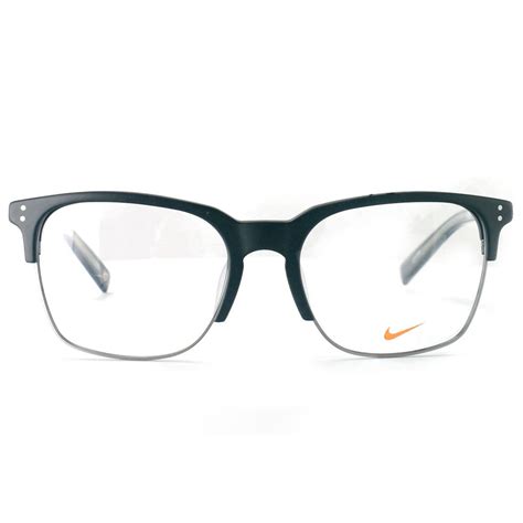 Nike Men Or Womens Eyeglasses 38kd 001 Matte Black Metal 55 19 135 Square