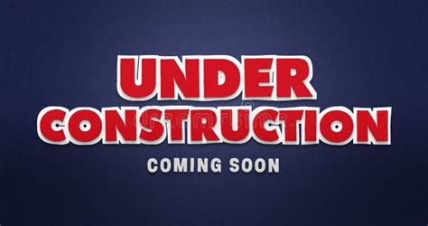Under Construction Coming Soon Yellow And Blue Textile Texture Stock