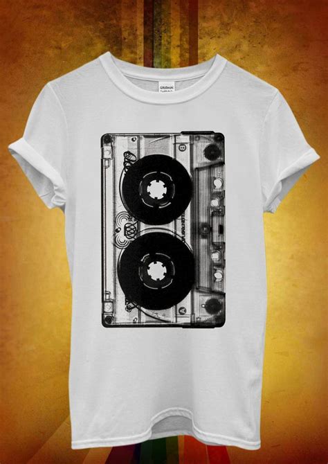 Cassette Retro Vintage Cool Hipster Men Women Unisex T Shirt Tank Top Vest 460 Tshirt Design