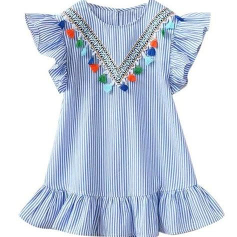 Baby Girls Dresses 2018 Summer New The United States Foreign Trade