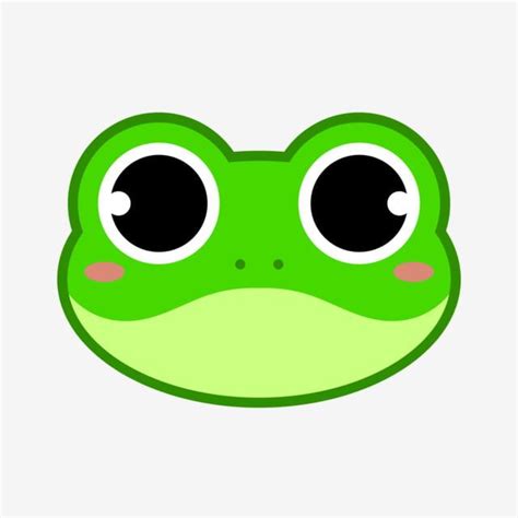 Frog Head Clipart Transparent PNG Hd Cute Green Frog Head Toad