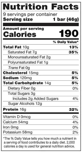 Fit Crunch Protein Bar Nutrition Facts Cullys Kitchen