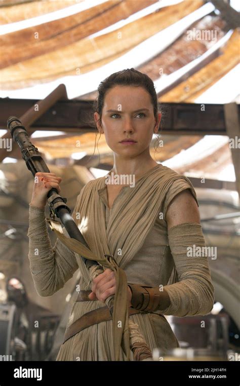 Daisy Ridley Star Wars Episode Vii The Force Awakens 2015 Stock