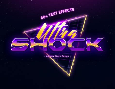 Item 80s Retro Text Effects Vol2 By Sko4 Shared By G4ds