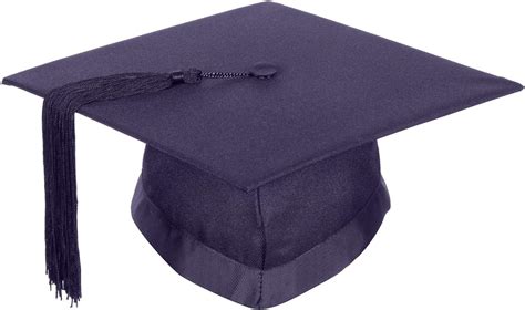University Academic Mortarboard Bachelor Graduation Cap Navy