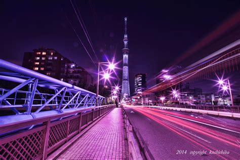 Wallpaper Light Japan Landscape Tokyo Cityscape Nightscape