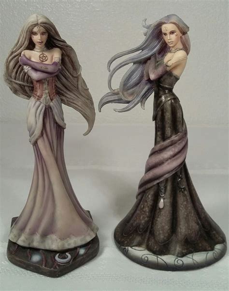 Jessica Galbreth Fairy Silver Moon White Magick Figurines Retired JessicaGalbreth Silver